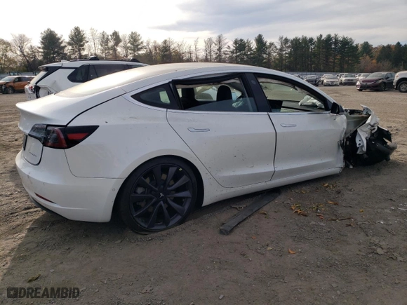 2020 Tesla Model 3 Long Range with VIN 5YJ3E1EBXLF667405, listed as a Copart auction lot 72566044 with 0 mi miles and Salvage Title. Bid and sale history available at carsss.com. Image 3.