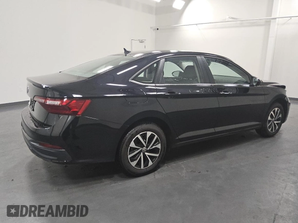 2024 Volkswagen Jetta S with VIN 3VW5M7BU6RM075005, listed as a Copart auction lot 65337885 with 19,499 mi miles and Clean title. Bid and sale history available at DreamBid. Image 3.