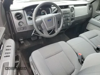 2012 Ford F-150 XL with VIN 1FTFX1EF2CFC58319, listed as a Copart auction lot 56368435 with 61,517 mi miles and Salvage title. Bid and sale history available at DreamBid. Image 8.