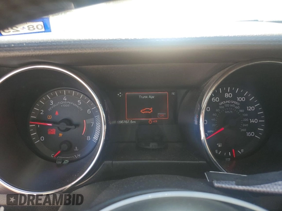 2016 Ford Mustang EcoBoost with VIN 1FA6P8TH8G5206143, listed as a Copart auction lot 49925515 with 56,767 mi miles and Salvage Title. Bid and sale history available at carsss.com. Image 9.