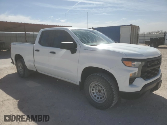 2022 Chevrolet Silverado 1500 Work Truck with VIN 1GCRDAED3NZ506096, listed as a Copart auction lot 46708055 with 90,970 mi miles and Clean Title. Bid and sale history available at DreamBid. Image 4.
