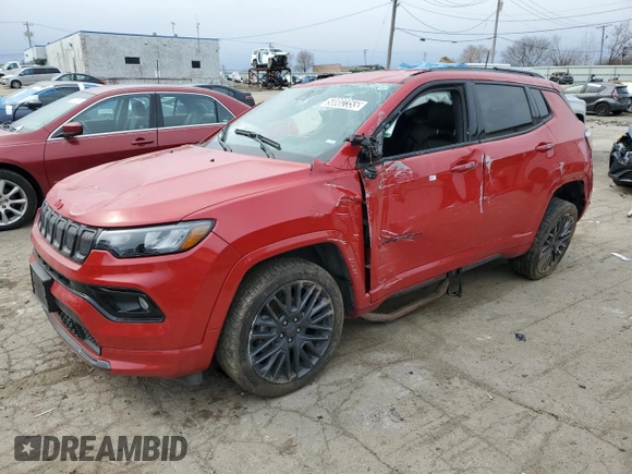 2022 Jeep Compass (RED) Edition с VIN 3C4NJDCB7NT211830, выставлен на аукционе Copart как лот 50802355 с пробегом 63 090 миль миль и На запчасти • Non repairable. История ставок и продаж доступна на DreamBid. Изображение 1.