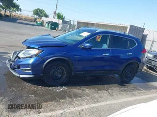 2017 Nissan Rogue SV with VIN KNMAT2MV9HP553763, listed as a IAAI auction lot 42380808 with 100,372 mi miles and . Bid and sale history available at DreamBid. Image 14.