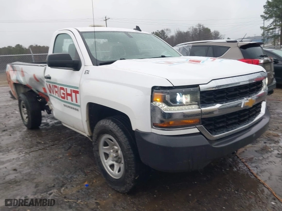 2018 Chevrolet Silverado 1500 Work Truck with VIN 1GCNCNEH5JZ222703, listed as a IAAI auction lot 41548132 with 138,467 mi miles. Bid and sale history available at carsss.com. Image 1.