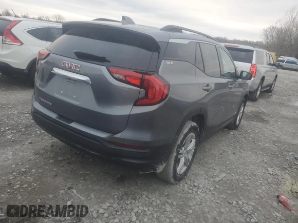 2020 GMC Terrain SLE z VIN 3GKALMEV6LL110991, wystawiony jako Copart lot #50932675 z przebiegiem 73 527 mil mil oraz Szkoda całkowita • Salvage title. Historia ofert i sprzedaży dostępna na DreamBid. Obrazek 3.