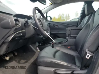 2020 Toyota Prius LE with VIN JTDL9RFU3L3013121, listed as a Copart auction lot 52423385 with 75,229 mi miles and Salvage title. Bid and sale history available at DreamBid. Image 7.
