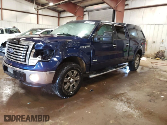 2011 Ford F-150 XLT with VIN 1FTFW1ET1BKD66476, listed as a Copart auction lot 59746615 with 157,642 mi miles and Clean title. Bid and sale history available at DreamBid. Image 1.