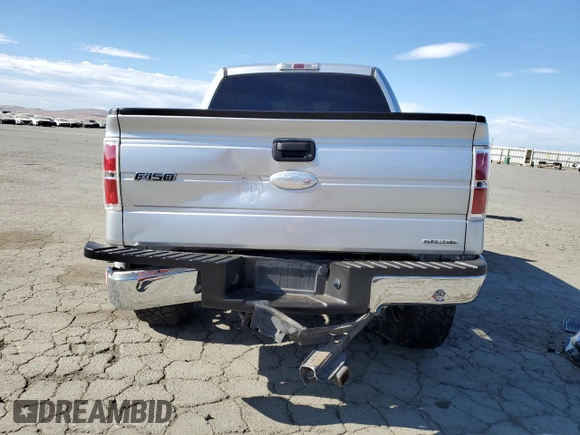 2012 Ford F-150 XL with VIN 1FTFW1EF6CFB58405, listed as a Copart auction lot 65570425 with 161,399 mi miles and Salvage title. Bid and sale history available at DreamBid. Image 6.
