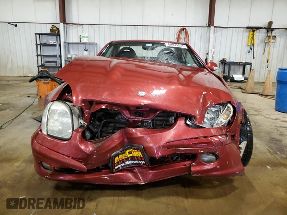 2001 Mercedes-Benz SLK 230/320 z VIN WDBKK65F51F185744, wystawiony jako Copart lot #60072615 z przebiegiem 95 718 mil mil oraz Szkoda całkowita • Salvage title. Historia ofert i sprzedaży dostępna na DreamBid. Obrazek 5.