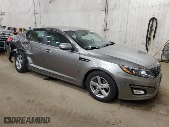 2015 Kia Optima LX with VIN 5XXGM4A78FG414351, listed as a Copart auction lot 52863865 with 104,518 mi miles and Salvage Title. Bid and sale history available at carsss.com. Image 4.