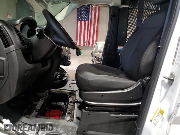 2023 Ram ProMaster Cargo with VIN 3C6LRVVG1PE565680, listed as a Copart auction lot 88541065 with 17,598 mi miles and Salvage Title. Bid and sale history available at DreamBid. Image 7.