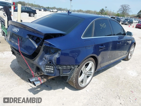 2014 Audi S4 Premium Plus z VIN WAUDGAFL1EA120568, wystawiony jako IAAI lot #42143431 z przebiegiem 81 715 mil mil oraz . Historia ofert i sprzedaży dostępna na DreamBid. Obrazek 4.