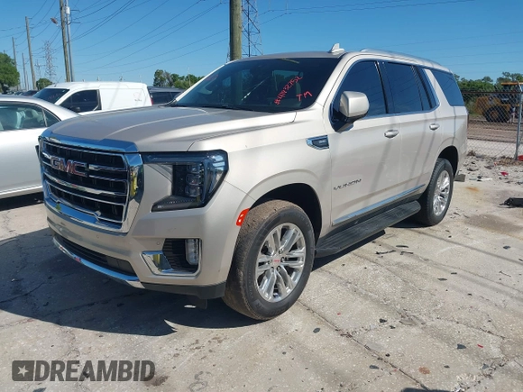 2021 GMC Yukon SLT with VIN 1GKS1BKD3MR168352, listed as a IAAI auction lot 41832252 with 95,750 mi miles. Bid and sale history available at carsss.com. Image 20.
