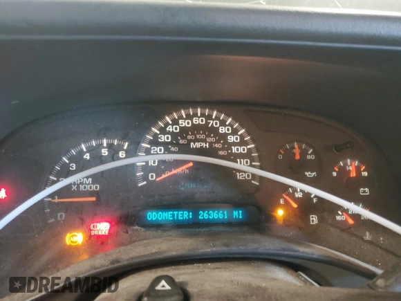 2003 Chevrolet Silverado 1500 LT with VIN 2GCEK19TX31388480, listed as a Copart auction lot 49710535 with 263,661 mi miles and Salvage Title. Bid and sale history available at carsss.com. Image 9.