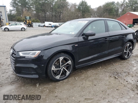 2020 Audi A3 Sedan S line Premium Plus with VIN WAUJEGFF6LA094312, listed as a Copart auction lot 50286494 with 27,819 mi miles. Bid and sale history available at carsss.com. Image 1.