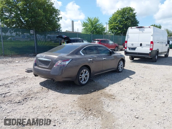 2012 Nissan Maxima SV with VIN 1N4AA5AP4CC828202, listed as a IAAI auction lot 42668292 with 153,030 mi miles and . Bid and sale history available at DreamBid. Image 4.