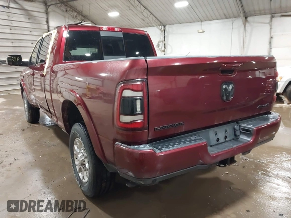 2021 Ram 2500 Laramie with VIN 3C6UR5NLXMG501736, listed as a IAAI auction lot 41377418 with 62,699 mi miles. Bid and sale history available at carsss.com. Image 3.