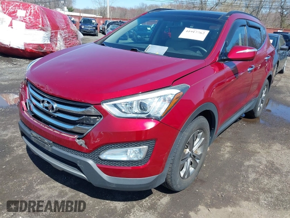 2014 Hyundai Santa Fe z VIN 5XYZUDLB3EG226857, wystawiony jako IAAI lot #41917762 z przebiegiem 42 677 mil mil oraz . Historia ofert i sprzedaży dostępna na DreamBid. Obrazek 6.