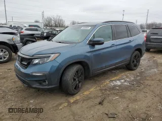 2021 Honda Pilot Special Edition z VIN 5FNYF6H25MB083023, wystawiony jako Copart lot #45099595 z przebiegiem 103 985 mil mil oraz Szkoda całkowita • Salvage title. Historia ofert i sprzedaży dostępna na DreamBid. Obrazek 1.
