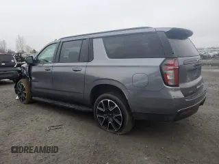 2021 Chevrolet Suburban RST with VIN 1GNSKEKT0MR457391, listed as a Copart auction lot 44628355 with 36,813 mi miles and Salvage Title. Bid and sale history available at carsss.com. Image 2.