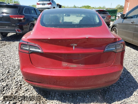 2018 Tesla Model 3 Long Range Battery with VIN 5YJ3E1EA8JF044983, listed as a Copart auction lot 49745075 with Not Provided miles and Salvage Title. Bid and sale history available at DreamBid. Image 6.