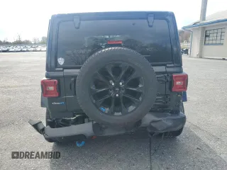 2023 Jeep Wrangler Sahara z VIN 1C4JJXP67PW513595, wystawiony jako Copart lot #53482175 z przebiegiem 30 943 mil mil oraz Szkoda całkowita • Salvage title. Historia ofert i sprzedaży dostępna na DreamBid. Obrazek 6.