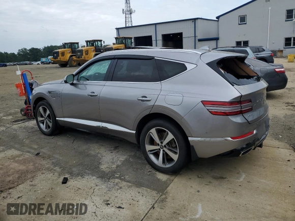 2021 Genesis GV80 with VIN KMUHBDSB8MU034413, listed as a Copart auction lot 59937315 with Not provided miles and Salvage title. Bid and sale history available at DreamBid. Image 2.