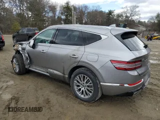2024 Genesis GV80 with VIN KMUHBDSB5RU167055, listed as a Copart auction lot 52573955 with Not Provided miles and Salvage Title. Bid and sale history available at DreamBid. Image 2.