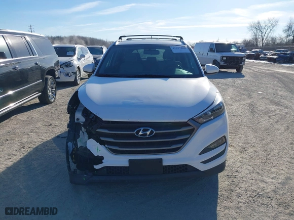 2016 Hyundai Tucson SE with VIN KM8J3CA42GU092788, listed as a IAAI auction lot 41297860 with 98,380 mi miles. Bid and sale history available at carsss.com. Image 12.
