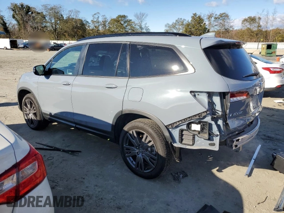 2022 Honda Pilot Sport with VIN 5FNYF6H30NB104015, listed as a Copart auction lot 80616794 with 17,647 mi miles and Clean Title. Bid and sale history available at DreamBid. Image 2.