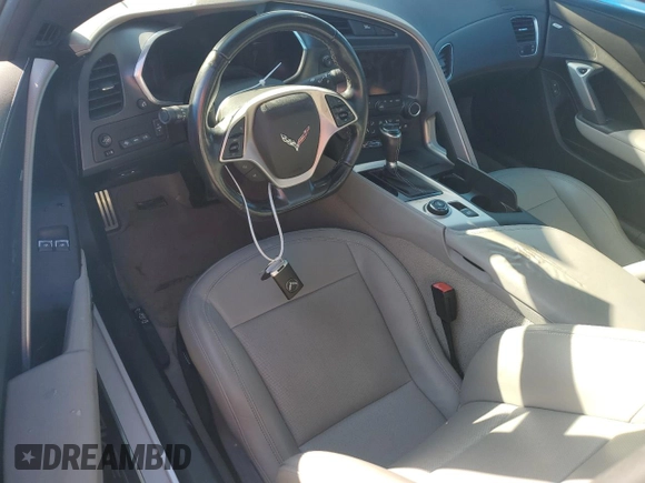 2019 Chevrolet Corvette 2LT with VIN 1G1YD3D77K5109327, listed as a Copart auction lot 62722504 with 30,513 mi miles and Salvage Title. Bid and sale history available at carsss.com. Image 8.