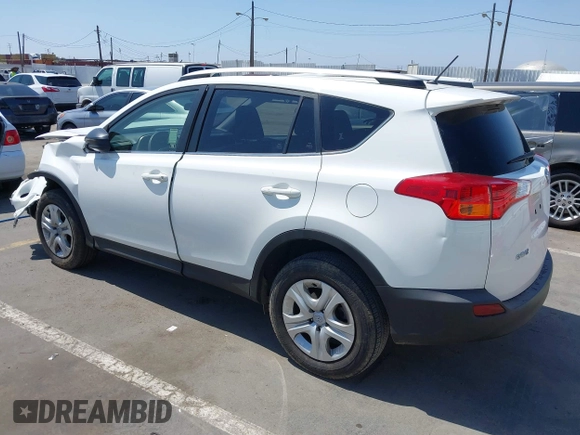 2014 Toyota RAV4 LE with VIN JTMZFREV0EJ020622, listed as a IAAI auction lot 42606275 with 41,645 mi miles and . Bid and sale history available at DreamBid. Image 3.
