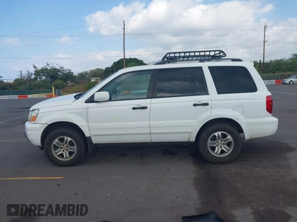 2005 Honda Pilot EX-L with RES with VIN 2HKYF186X5H530910, listed as a IAAI auction lot 41167862 with 199,775 mi miles. Bid and sale history available at carsss.com. Image 14.
