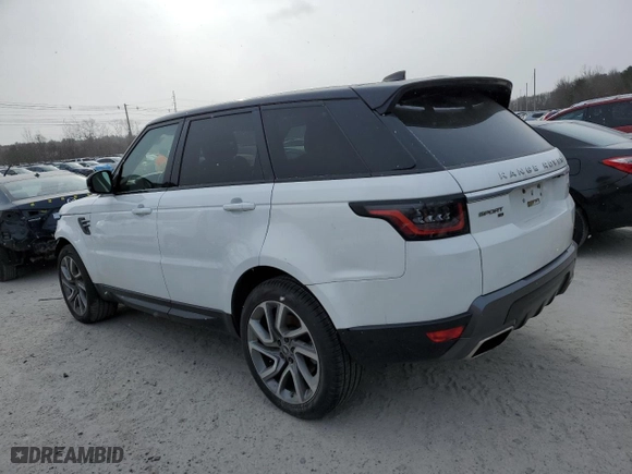 2020 Land Rover Range Rover Sport HSE with VIN SALWR2SU3LA716345, listed as a Copart auction lot 86883724 with 35,694 mi miles and Salvage Title. Bid and sale history available at carsss.com. Image 2.