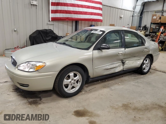 2007 Ford Taurus SE with VIN 1FAFP53U17A150484, listed as a Copart auction lot 56642465 with Not provided miles and Clean title. Bid and sale history available at DreamBid. Image 1.