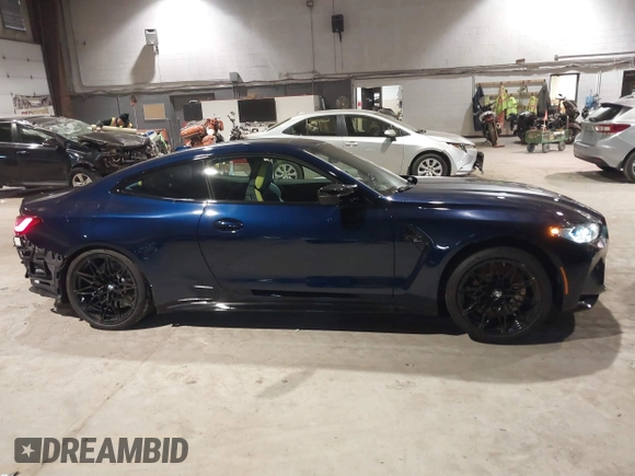 2024 BMW M4 Competition xDrive with VIN WBS43AZ04RCP64729, listed as a IAAI auction lot 41178319 with 15,806 mi miles and . Bid and sale history available at DreamBid. Image 13.