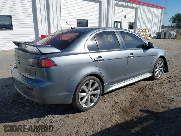 2015 Mitsubishi Lancer GT with VIN JA32U8FWXFU025656, listed as a IAAI auction lot 41482098 with 295,626 mi miles. Bid and sale history available at carsss.com. Image 4.