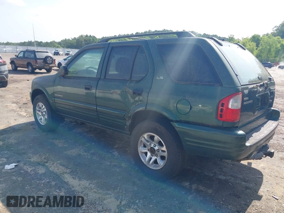 2002 Isuzu Rodeo с VIN 4S2DM58W224312364, выставлен на аукционе IAAI как лот 42537837 с пробегом 238 887 миль миль и . История ставок и продаж доступна на DreamBid. Изображение 3.