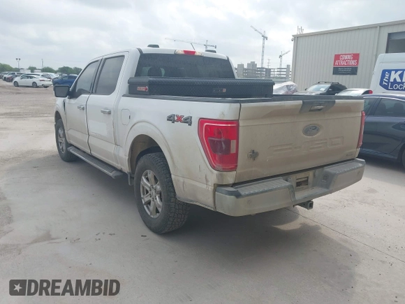 2021 Ford F-150 XL with VIN 1FTEW1EP1MKD07980, listed as a IAAI auction lot 42074902 with 170,631 mi miles. Bid and sale history available at carsss.com. Image 3.
