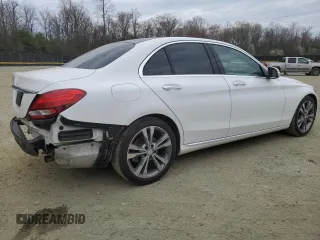 2015 Mercedes-Benz C 300 with VIN 55SWF4JB6FU056193, listed as a Copart auction lot 49263785 with 112,095 mi miles and Salvage Title. Bid and sale history available at DreamBid. Image 3.