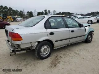 1996 Honda Civic DX with VIN 2HGEJ6624TH510979, listed as a Copart auction lot 88136735 with 208,029 mi miles and Salvage Title. Bid and sale history available at carsss.com. Image 3.