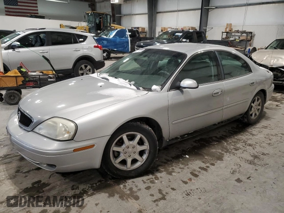 2000 Mercury Sable GS with VIN 1MEFM50U5YG601095, listed as a Copart auction lot 46221875 with 125,321 mi miles and Salvage title. Bid and sale history available at DreamBid. Image 1.