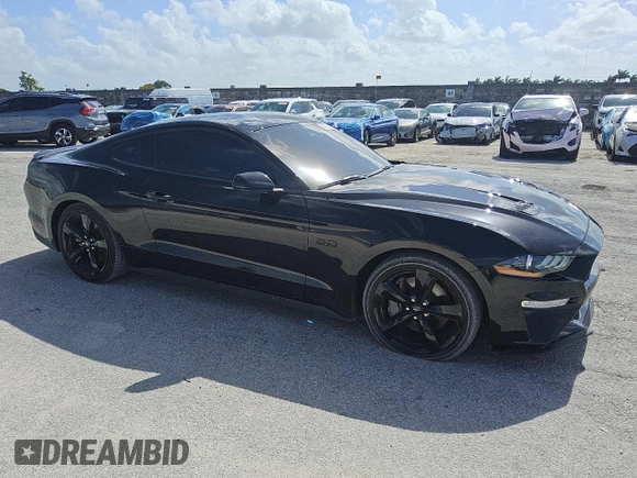 2021 Ford Mustang GT with VIN 1FA6P8CF8M5147413, listed as a Copart auction lot 62495695 with 16,014 mi miles and Clean title. Bid and sale history available at DreamBid. Image 4.