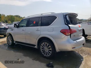 2016 Infiniti QX80 with VIN JN8AZ2NF8G9611780, listed as a Copart auction lot 69454704 with 0 mi miles and Non Repairable. Bid and sale history available at carsss.com. Image 2.