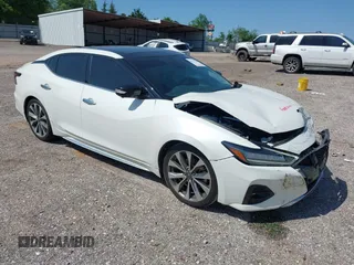 2023 Nissan Maxima Platinum z VIN 1N4AA6FV3PC510428, wystawiony jako IAAI lot #41977748 z przebiegiem 25 615 mil mil oraz . Historia ofert i sprzedaży dostępna na DreamBid. Obrazek 1.