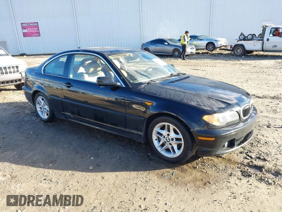 2004 BMW 3 Series 325Ci with VIN WBABD33404PL04369, listed as a IAAI auction lot 41234278 with 166,092 mi miles and . Bid and sale history available at carsss.com. Image 1.