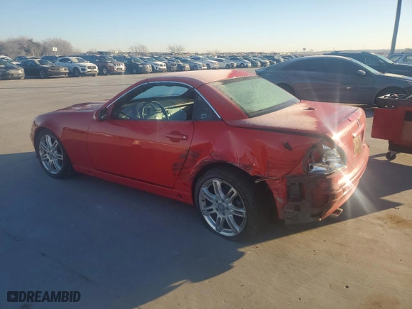 2004 Mercedes-Benz SLK-Class with VIN WDBKK49F94F302227, listed as a Copart auction lot 42408355 with 63,317 mi miles and Salvage Title. Bid and sale history available at carsss.com. Image 2.