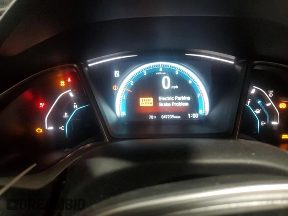 2016 Honda Civic EX-L z VIN 19XFC1F70GE030841, wystawiony jako Copart lot #54308115 z przebiegiem 47 239 mil mil oraz Szkoda całkowita • Salvage title. Historia ofert i sprzedaży dostępna na DreamBid. Obrazek 9.