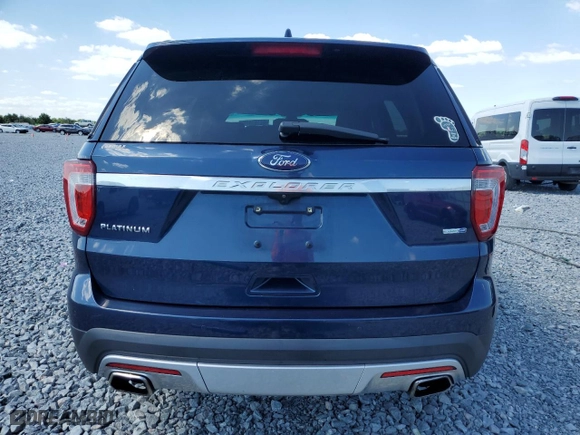 2016 Ford Explorer Platinum with VIN 1FM5K8HT2GGB92404, listed as a Copart auction lot 52163495 with 139,142 mi miles and Salvage Title. Bid and sale history available at carsss.com. Image 6.