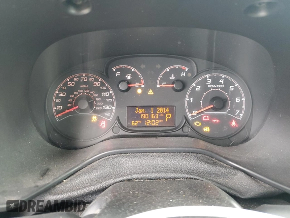 2015 Ram ProMaster City Cargo Tradesman with VIN ZFBERFAT3F6975544, listed as a Copart auction lot 49015635 with 190,163 mi miles and Clean Title. Bid and sale history available at carsss.com. Image 9.